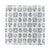 Contemporary Bougie Diamonds Ice Cotton Sateen Cocktail Napkins, Set of 8 For Sale - Image 3 of 6