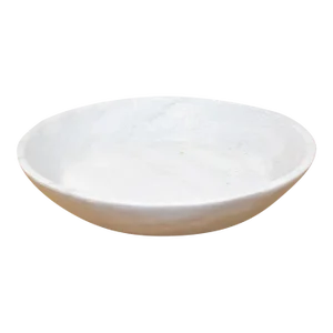 Round White Marble Bowl