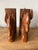 Wood 1960s Vintage Hand-Carved Wooden Horse Head Bookends-a Pair For Sale - Image 7 of 12
