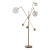Milan 3 Arms Polished Nickel Floor Lamp by Schwung For Sale - Image 11 of 11