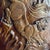 Coffee Monumental 5.5-Ft Vintage Hand-Carved Solid Wood Relief Sculpture With Matching Stands. A Family Heirloom, Truly One of a Kind of This Size. For Sale - Image 8 of 12