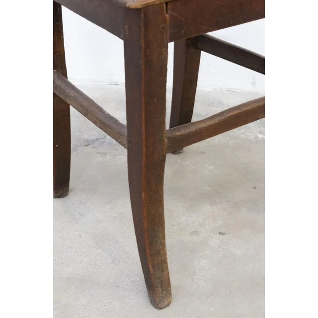 Wood Rustic Lira Chairs in Walnut, Set of 4 For Sale - Image 7 of 10