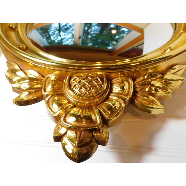 Vintage Syroco 4010 Eagle Mirror Federal Style Convex Wall Mirror Excellent Condition Celebrate u.s. 250th Anniversary For Sale - Image 10 of 17