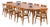 Large Vintage Teak Table with Four Inner Leaves by Henning Kjaernulf for Soro, 1960s For Sale