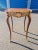 French Style Parquetry Side/ Corner Table, Coffee/Tea Table For Sale - Image 4 of 13