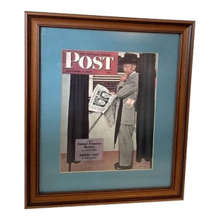 Norman Rockwell “Colonel Primrose Mystery"Saturday Evening Post November 4, 1944 For Sale