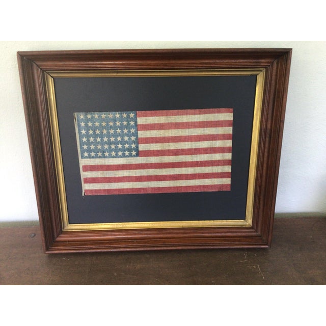 American Antique 48 Star American Flag 1920s For Sale - Image 3 of 5