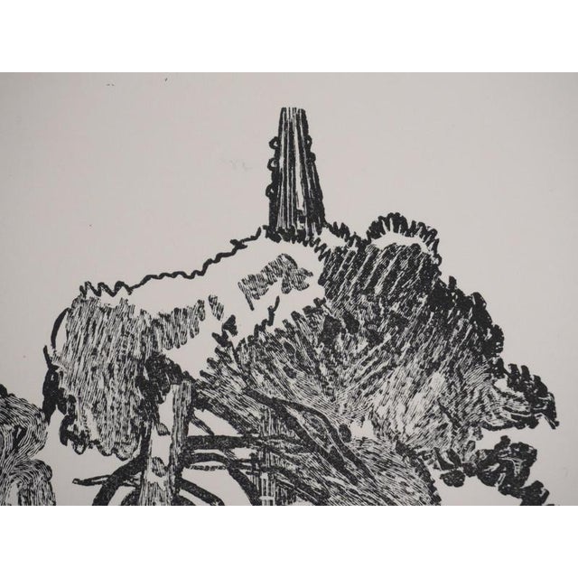 Black Mathurin Meheut, Brittany, Arrival at the Sanctuary (Black), Engraving For Sale - Image 8 of 9
