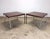 1970’s Florence Knoll “T Angle” Chrome & Walnut Laminate Side Tables Matching Pair For Sale - Image 12 of 12