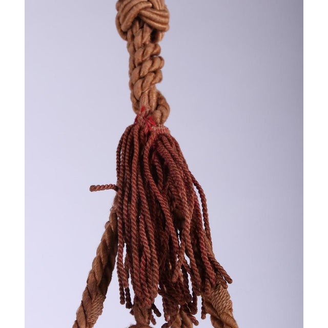 French Art Deco Carved Pink Alabaster Pendant, 1920s For Sale - Image 9 of 13