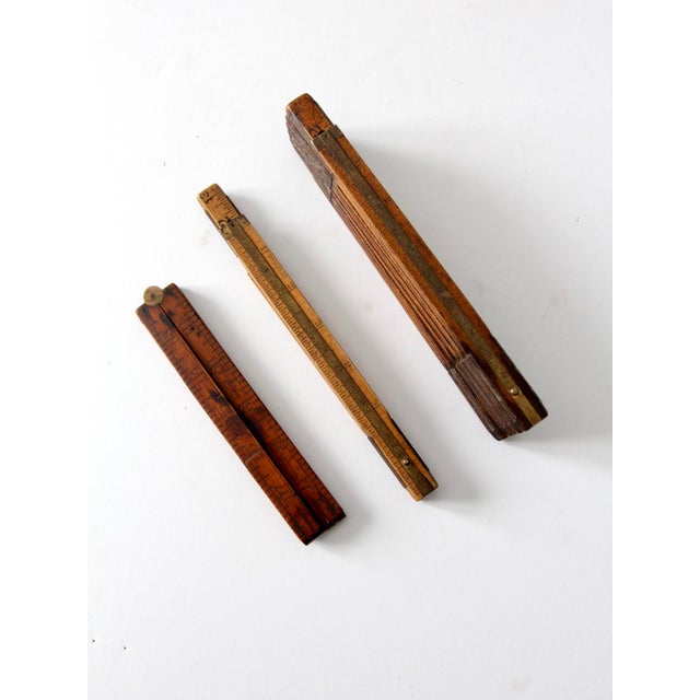 Vintage Wooden Rulers, Set of 3 Chairish