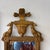 Neoclassical Gilded Mirror. Carved Urn Pediment ,Floral Swags and Reeded Frame. Northern European 19th Century