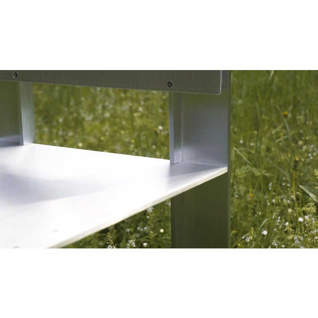 Metal Soft Futurism Al Chair in Aluminum and Stainless Steel by Filippo Andrighetto For Sale - Image 7 of 13
