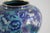 Blue Cloisonne Vase with Floral Decor For Sale - Image 9 of 14