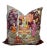 A colorful South Asian Chinoiserie pillow cover with a large delightful scene. So many colors to work with in this print:...