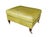Vintage Cr Laine Olive Green Leather Lounge Chair & Ottoman | George Smith Style For Sale - Image 14 of 18