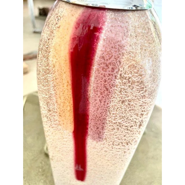 Modern Lancetti Milano Table Lamp in Murano Glass, 1980s For Sale - Image 3 of 11