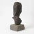 Stone Vintage Ceramic Bust of a Girl by Ernest Patris, 1960s For Sale - Image 7 of 9