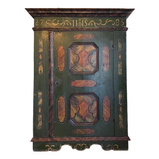 Baroque Farmhouse Cupboard in Pine For Sale