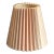 1960s Blended Stripe Knife Pleated Lamp Shade For Sale