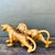 Ceramic Vintage Boho Glazed Ceramic Lions - Set of 2 For Sale - Image 7 of 7