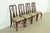 Ethan Allen Ethan Allen Queen Anne Carved Cherry Wood Dining Chairs, Set of Four For Sale - Image 4 of 13