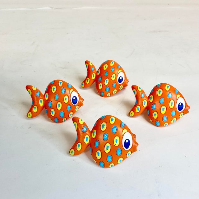 These are a fun set of Coastal Palm Beach Chic colorful napkin rings that will brighten any dining setting. The colors are...