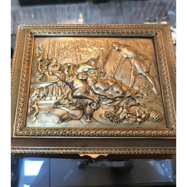 Astrian Gilt Bronze Table Box For Sale - Image 4 of 12