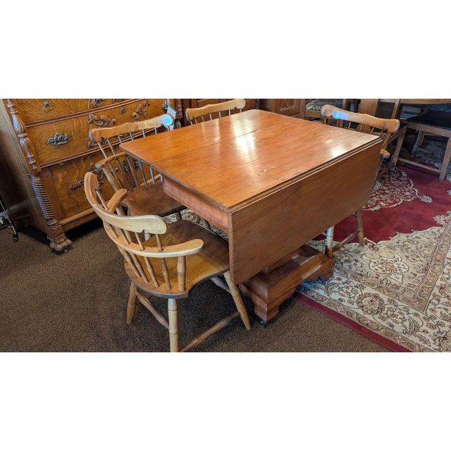 Empire Double Drop-Leaf Table For Sale - Image 18 of 18