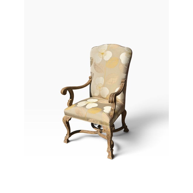 Formations 18th C Style Dennis & Leen Hampton Court Regency Arm Chair For Sale - Image 4 of 7