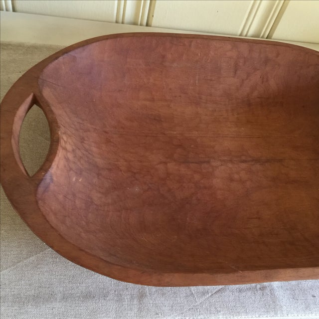Vintage Wood Platter, Dough Tray Chairish