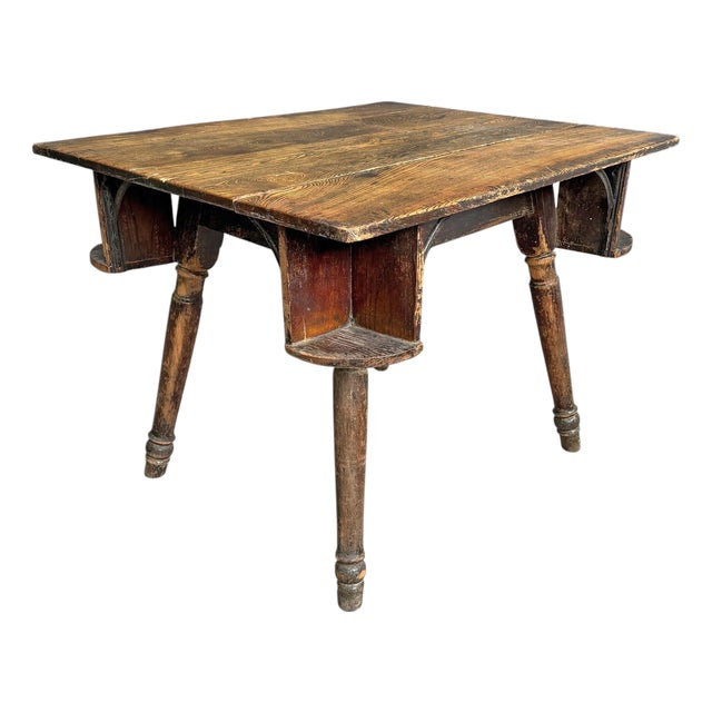 19th Century American Tavern Poker Table For Sale