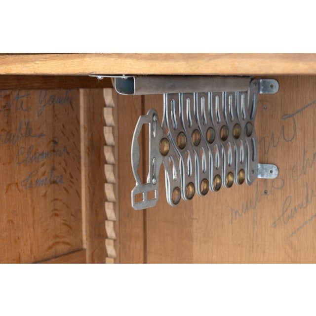 Art Deco Oak Cabinet, 1940s For Sale - Image 12 of 13
