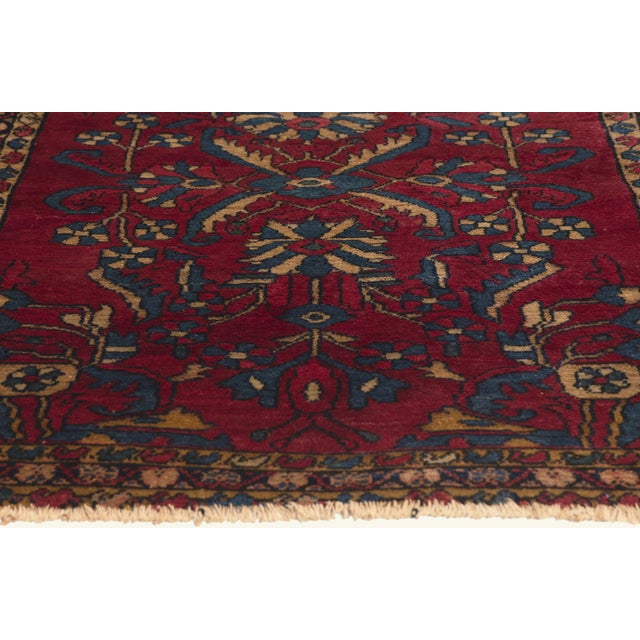 Antique Persian Lilihan Rug, 03'06 X 04'07 For Sale - Image 4 of 10