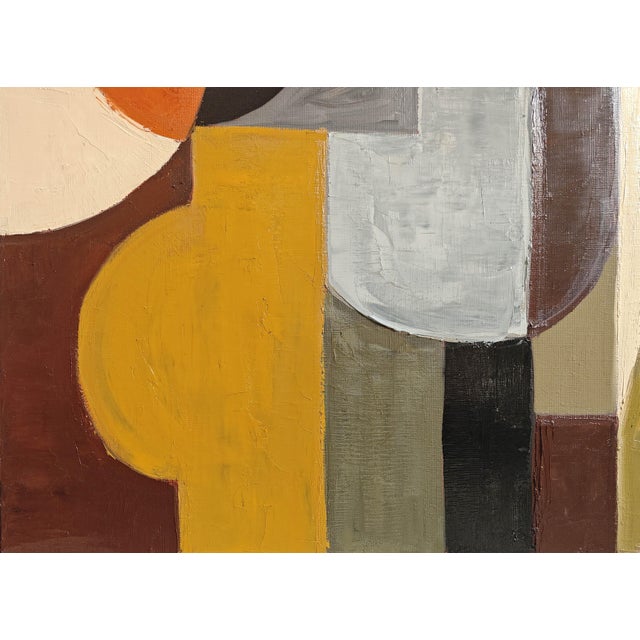 2020s Fragmented Presence- Modern Abstract Painting, Geometric, Framed by Sophie Dumont For Sale - Image 5 of 9
