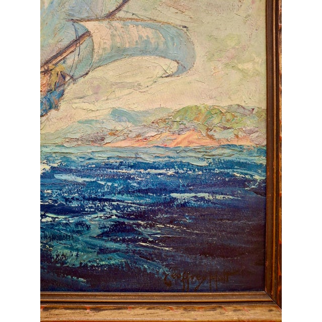 Full Wind in the Sails, by Geoffrey Holt (1882-1977) For Sale In San Francisco - Image 6 of 8