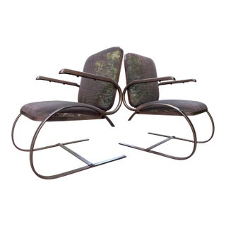 Mid Century Modern Rockers, a Pair- Restored For Sale