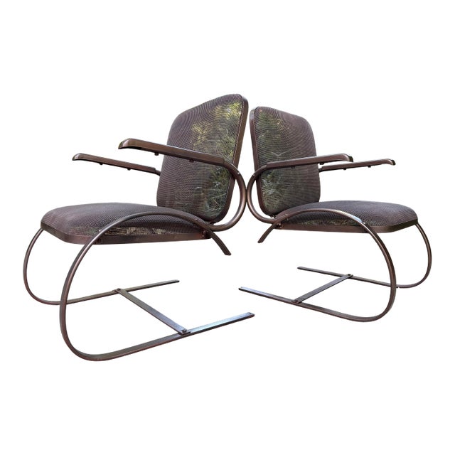 Mid Century Modern Rockers, a Pair- Restored For Sale