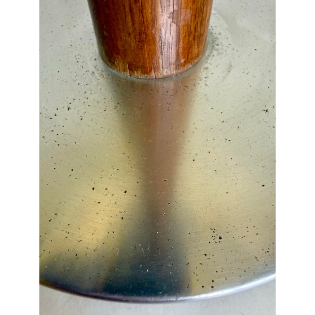 Brown 1960s Duk-It by McDonald Products Walnut & Chrome Drinks Table Smoking Stand For Sale - Image 8 of 10