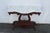 Victorian Mid 20th Century Victorian Style Marble Top Harp Design Console Entry Table For Sale - Image 3 of 17