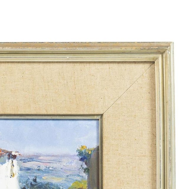 Jaime Murteira, Landscape with Houses, Oil on Canvas For Sale - Image 4 of 6