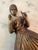 Mid-Century Modern Cast Metal Female Sculpture | European, Circa 1960 For Sale - Image 4 of 8