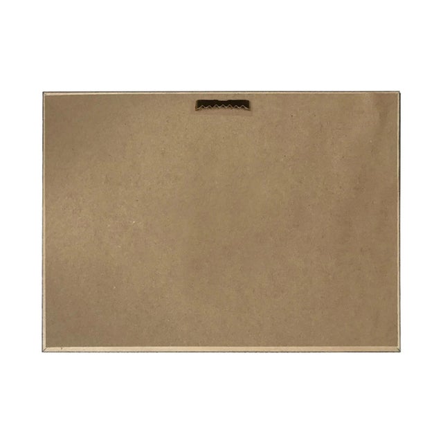 Cows in a Landscape 7x11" Framed Pastoral Oil Painting Print on Canvas For Sale - Image 4 of 4