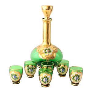 Midcentury Italian Murano Liqueur Set