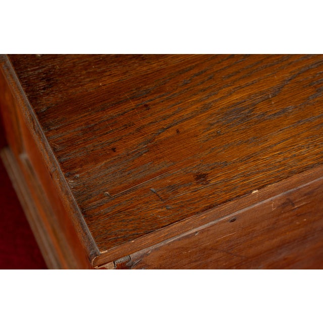 Brown Late 19th Century Mercantile Countertop Wooden Spool Cabinet For Sale - Image 8 of 14