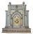 Early 19th Century French Neo-Gothic Carved Polychrome Gilt Wood Religious Cathedral Church Tabernacle Altarpiece For Sale