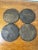 2000 - 2009 Vintage Nazca Peru Geoglyph Coaster Set Handcrafted Folk Art Monkey Bird Dog - Set of 4 For Sale - Image 5 of 5