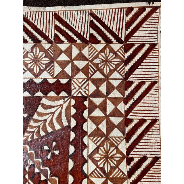 Late 20th Century Tapa Cloth For Sale - Image 4 of 10