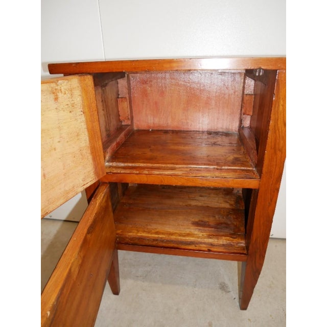 Antique Bedside Table in Walnut, 1500s For Sale - Image 11 of 13