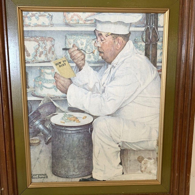 NORMAN ROCKWELL MARMONT HILL "HOW TO DIET" FRAMED PRINT READY TO HANG ITEM DETAILS * Artwork Title: How to Diet * Artist:...